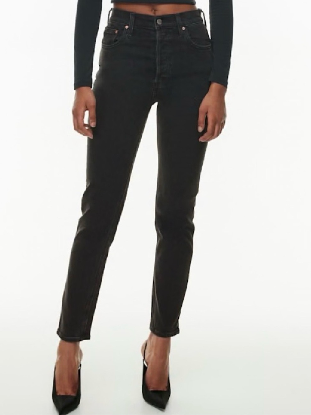 Aritzia Denim Forum The Yoko High Rise Slim Size 27